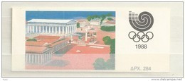 1988 MNH Booklet Olympic Games, Greece, Postfris** - Markenheftchen