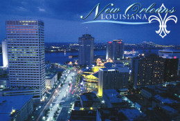 UNITED STATES, LOUISIANA, NEW ORLEANS, SKYLINE, BUILDINGS, PANORAMA, SUNSET - New Orleans