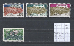 (TJ) Europa CEPT 1962 - Monaco YT 571/73 + Aer. 79 (gest./obl./used) - 1962