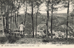 St Léonard Des Bois * Vue Sur Le Village Et Les Alpes Mancelles - Saint Leonard Des Bois