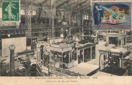 13 - BOUCHES DU RHÔNE - MARSEILLE - Expo Internationale  électricité 1908 Intérieur Du Grand Palais - Superbe - 10067 - Weltausstellung Elektrizität 1908 U.a.