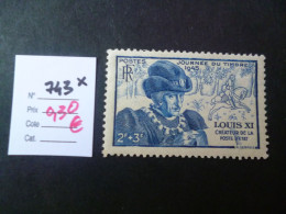 Timbre France Neuf * 1945  N° 743 Cote 0,30 € - Ungebraucht