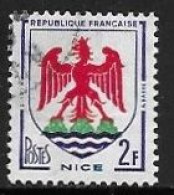 TIMBRE N° 1184   -    ARMOIERIE  -  NICE  -  OBLITERE  -  1958 - Usados