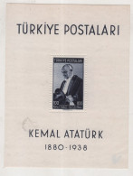 TURKEY,TURKEI,TURQUIE ,1938 ATATURK  ,BLOCKS ,MNH BUT STAINED - Blocks & Sheetlets