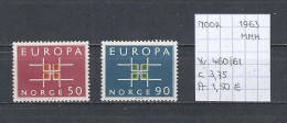 (TJ) Europa CEPT 1963 - Noorwegen YT 460/61 (postfris/neuf/MNH) - 1963