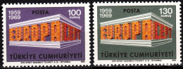 TURKEY 1969 EUROPA. Complete Set, MNH - 1969
