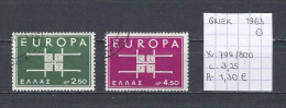(TJ) Europa CEPT 1963 - Griekenland YT 799/800 (gest./obl./used) - 1963