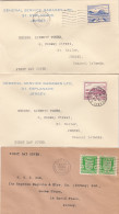 Deutsches Reich Jersey 3 Briefe 1943 - Occupation 1938-45