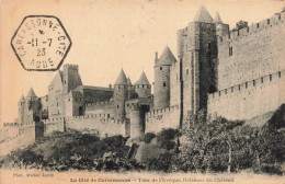 FRANCE - Cité De Carcassonne - Tour De L’Evêque - Défenses Du Château - Carte Postal Ancienne - Carcassonne