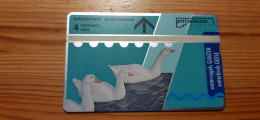 Phonecard Netherlands 107F - Bird, Swan 5.000 Ex. - Privadas