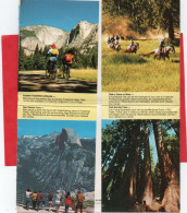 YOSEMITE - CARTE LETTRE DEPLIANT 5 VUES - Tour Yosemite Valley - 1980 -voir Scannes Impeccable - Yosemite