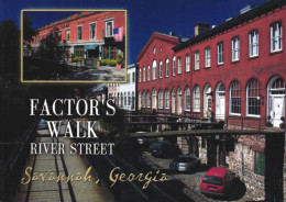 UNITED STATES, GEORGIA, SAVANNAH, FACTOR'S WALK, RIVER STREET - Savannah