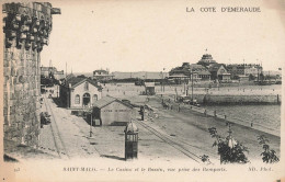 St Malo * Le Casino Et Le Bassin , Vue Prise Des Remparts * Kursaal - Saint Malo