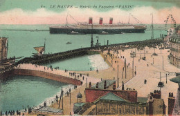 Le Havre * Entrée Dans La Ville Du Paquebot PARIS * Bateau Navire - Porto