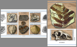 GUINEA REP. 2023 MNH Fossils Fossilien Fossiles M/S+S/S - IMPERFORATED - DHQ2339 - Fósiles