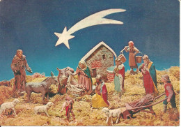 Cartolina "Buon Natale", Presepe E Stella Cometa - Andere & Zonder Classificatie