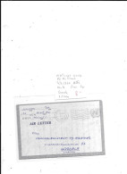 NATIONS UNIES PLI MILITAIRE 4/4/1957 LETTRE ECRITE POUR LA SUEDE - Militärmarken