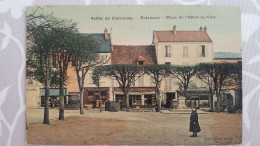 Palaiseau , Carte Toilée , Place De L'hotel De Ville , Boulangerie , épicerie Centrale - Palaiseau