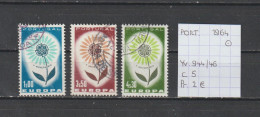 (TJ) Europa CEPT 1964 - Portugal YT 944/46 (gest./obl./used) - 1964