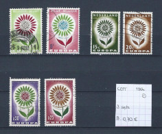 (TJ) Europa CEPT 1964 - 3 Sets (gest./obl./used) - 1964