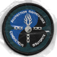 écusson Gendarmerie Nationale Protection Rapprochée, Conducteur D’Autorité - Police