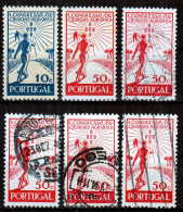 ⁕ Portugal 1943  Agricultural Congress Mi.663/64  6v ( 2 MH & 4 Used ) - Used Stamps