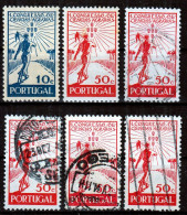 SALE !! 50 % OFF !! ⁕ Portugal 1943  Agricultural Congress Mi.663/64  6v ( 2 MH & 4 Used ) - Oblitérés