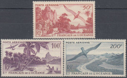 FRENCH OCEANIA 1948, FAUNA, BIRDS, PLANE And LANDSCAPES, COMPLETE MNH SERIES With GOOD QUALITY, *** - Otros - Oceanía