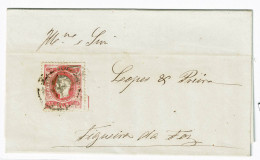 Portugal, 1869, # 30, Para Figueira Da Foz - Storia Postale