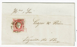 Portugal, 1869, # 30, Para Figueira Da Foz - Covers & Documents