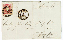 Portugal, 1870, # 30, Para O Porto - Cartas & Documentos