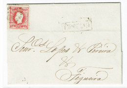 Portugal, 1869, # 30, Para Figueira - Lettres & Documents