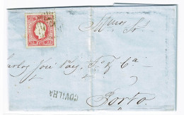 Portugal, 1868, # 30, Para O Porto - Cartas & Documentos