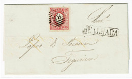 Portugal, 1868, # 30, Para Figueira - Briefe U. Dokumente