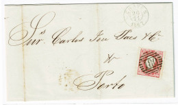 Portugal, 1867, # 22, Para O Porto - Briefe U. Dokumente