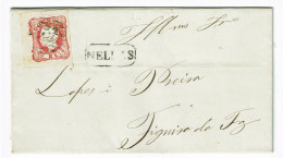 Portugal, 1865, # 16, Para Figueira Da Foz - Briefe U. Dokumente