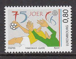 2021 Luxembourg Handball Sports Complete Set Of 1 MNH @ BELOW Face Value - Ongebruikt