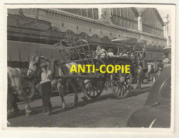 WW2 RARE PHOTO ORIGINALE ALLEMANDE Retour EXODE Réfugiés Devant Gare ORLEANS Juin 1940 LOIRET 45 - 1939-45