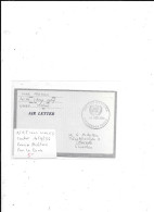 NATIONS UNIES COURRIER MILITAIRE CACHET 10/12/56 POUR LA SUEDE - Militaires