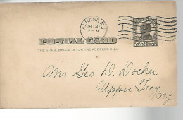 52948 ) USA Postal Stationery Albany Postmark 1909 - 1901-20