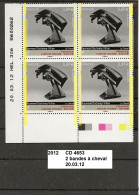 Variété CD4 De 2012 Neuf**  Y&T N° 4653 Avec 2 Bandes à Cheval 20.03.12 Lmulti RE Couleurs - Unused Stamps