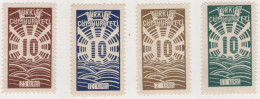 TURKEY,TURKEI,TURQUIE ,1933 ,COMMEMORATIVE STAMPS FOR THE 100TH ANIVERSARY OF THE REPUBLIC,,,STAMP,MNH - Unused Stamps