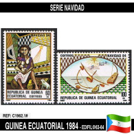 C1962.1# Guinea Ecuatorial 1984. Navidad (MNH) EDI@63-64 - Guinée Equatoriale