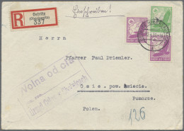 Deutsches Reich - 3. Reich: 1933/1944, Partie Von über 80 Briefen, Karten Und Ga - Covers & Documents