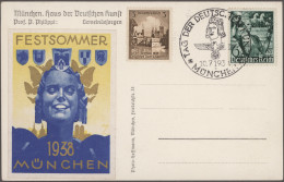 Deutsches Reich - 3. Reich: 1933/1944, Vielseitige Partie Von Ca. 106 Briefen Un - Briefe U. Dokumente