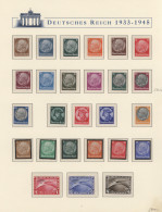 Deutsches Reich - 3. Reich: 1933/1945, Die Briefmarken Des III. Reichs: Schöne P - Ongebruikt