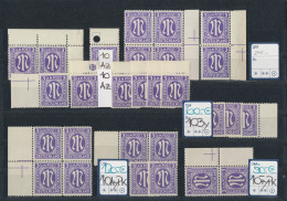 Bizone: 1945/1946, AM-Post Englischer Druck, Postfrische Spezialpartie Mit Ca. 4 - Other & Unclassified