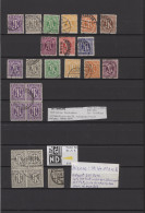 Bizone: 1945/1946, AM-Post, Gestempelte Partie Von 117 Marken Aller Drei Drucke - Autres & Non Classés