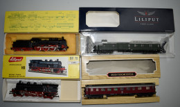 Varia (im Briefmarkenkatalog): Modelleisenbahnen - 1990er, Liliput H0 : 7 Versch - Other & Unclassified