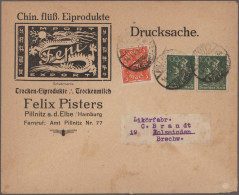 Nachlässe: 1819/1980 Ca., Briefe, Ganzsachen Und Karten Posten Mit Einigen Hunde - Vrac (min 1000 Timbres)
